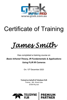 Certificates and Licenses